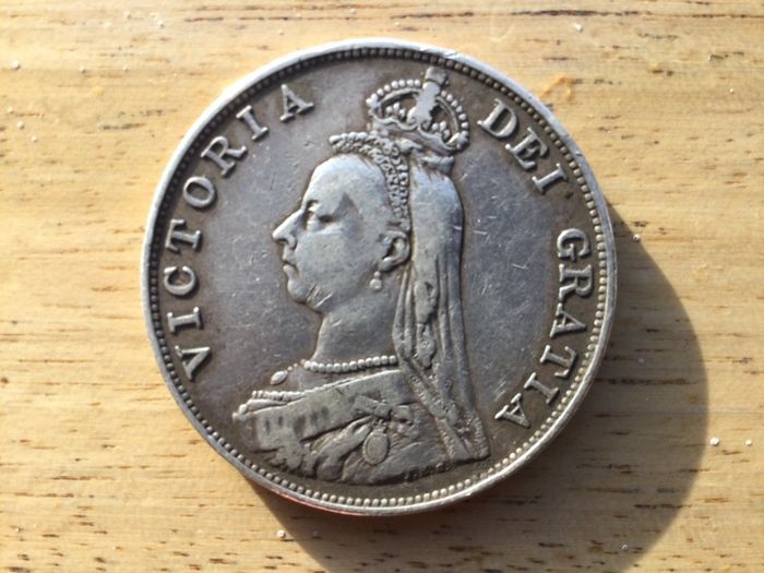 Coins - Victorian Double Florin. ( Reduced)