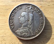 Coins - Victorian Double Florin. ( Reduced)