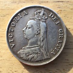 Coins - Victorian Double Florin. ( Reduced)