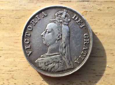 Coins - Victorian Double Florin. ( Reduced)
