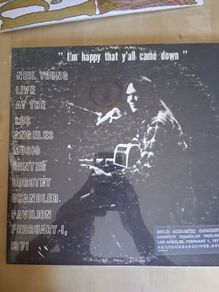 Neil Young Official Bootleg vinyl