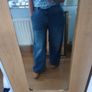 M&S per una high waisted wide leg soft denim jeans Image 8