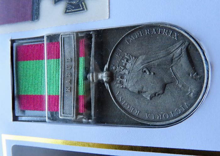 Anglo Afghan War Medal Victorian stamp envelope cover (Kabul elephant carrying cannon) Full size replica