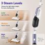 Steam Mop 12-in-1 with Detachable Handheld Floor Steam Cleaner 3 Steam Levels, 470ml Water Tank, 15s Heat-Up, Continuous Steam, Fragrance Compartment and Accessories for Sealed Hard Floors Image 7