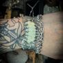1 Set of Teeth Silver Bangle Weird Odd Unusual Image 5