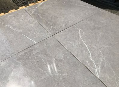 Grey porcelain tiles 60.5x60.5 cm