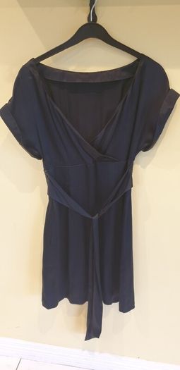 Black silk Warehouse dress Uk8