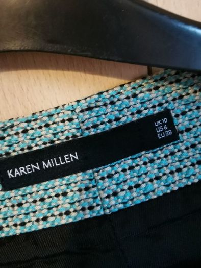 Karen millen cotton mix skirt UK 10