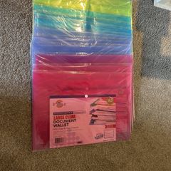 12 x A3 clear document wallets