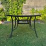 Glass garden table, 1.2m Image 3