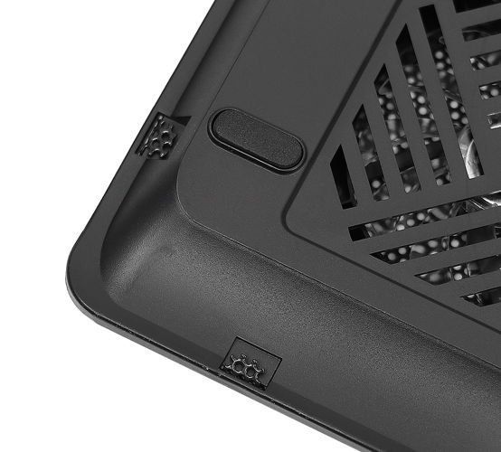 New 12-17 Inch Large Laptop Cooling Cool Pad Fans Cooler Cooling 2 USB LED #886