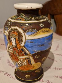 Vintage Satsuma vase