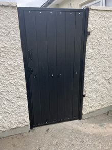 steel frame side gates