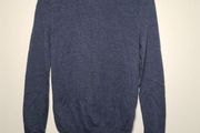 mens KRONSTADT 100% extra fine merino wool jumper Size Small navy