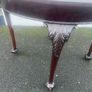 Antique mahogany games table Image 2