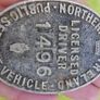 Antique Northern Ireland Licensed Driver 1496  (6" X 3") Image 4
