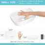 Modern Bathroom Small Vessel Sink Above Counter Compact Porcelain Ceramic Wash Basin Small Vanity Sink Lavatory Wash Hand Basin,365 x 250 x 115mm Image 7