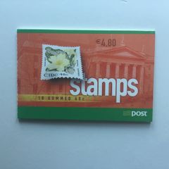 Irish stamps, 2004 flowers booklet, gummed