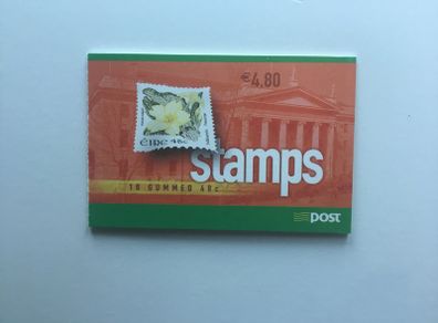 Irish stamps, 2004 flowers booklet, gummed