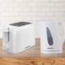 Essentials Plastic 1.7 Litre Kettle and 2 Slice Toaster Set White, Breakfast Combo, Fill Roughly 7 Cups in One Boil, Visible Water Window and Variable Browning Controls, Clean Simple Design Image 2