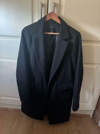 New Look black woman coat