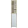 Bathroom Unit - Storage - Tall Locker - Ash and White Finish Image 3