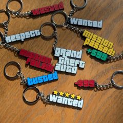 Custom GTA keyrings