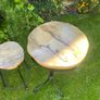 Wrought Iron table and chair Image 5