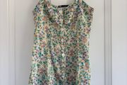 zara mini floral dress