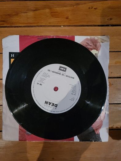Hazell Dean Whos Leaving Who 7 inch Vinyl 1988 EMI EM 45