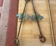 Vintage brass and iron work