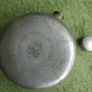 Antique Bushmills Distillery Pewter Pocket Flask, English 1608 Image 6