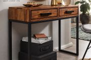 Solid Wood Console Table 90cm  Modern Hallway, Entryway  Computer Desk