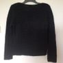 Lecomte Ladies Black wool blend stylish jumper size 12 price includes postage Image 4