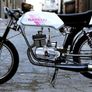 Vintage Motorbike Silver Key Chain Image 4