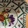 Vintage Paris Royal 'Green Garden' Square Plate and Demitasse Cup. Image 9
