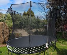Springfree 13ft x 8ft Oval Trampoline (O92) - only 4 months old. As good as new