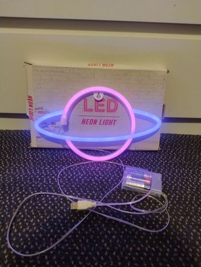 LED Neon Light Saturn