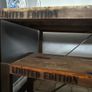 2.2m dining table bench and chairs Image 3