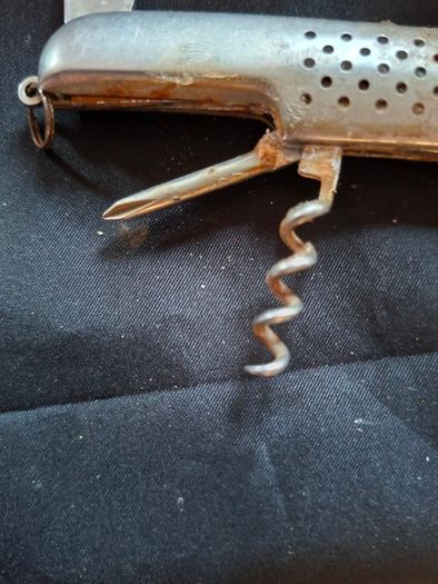 Old Penknife and Steel Butterfly Comb for sale as a lot