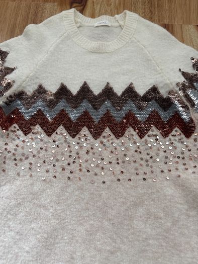 Next knitted sequins dress age 7