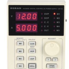 KORAD Laboratory power supply unit, 0 - 30 V, 0 - 5 A, stabilized