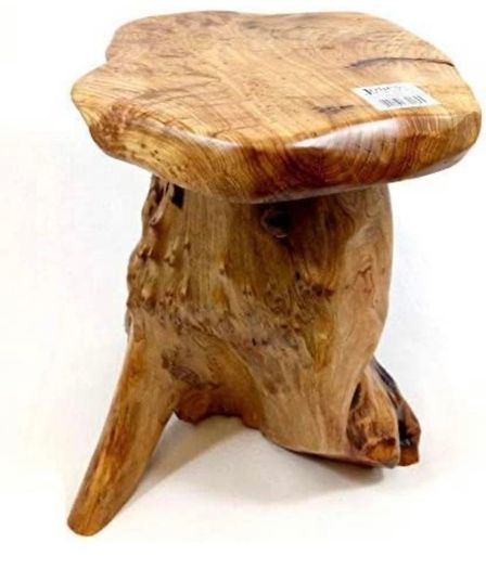Rustic Solid teak root mini stool/table (FREE POSTAGE)