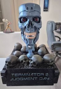 Terminator 2 Endo Skull Bust