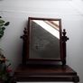 Vintage Mahogony dresser mirror Image 5