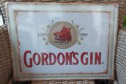 Gordons gin tin sign