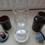 3 x Glass jars with lids, Candle making, storage,Craft supplies Image 2