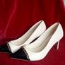 PRICE DROP, RIVER ISLAND,  Cream Ebony, Wide Fit, Brand New, High Heels Size 7 Image 2