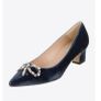 L.k Bennett  powder blue velvet shoes Image 10
