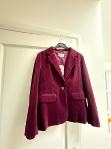 Ladies velvet blazer new with tags